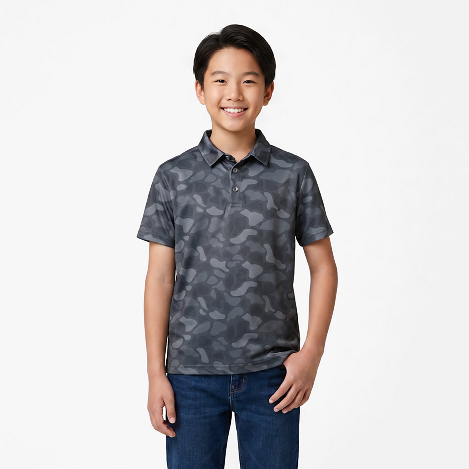 BURLEBO Boys' Performance Polo Shirt - view number 2