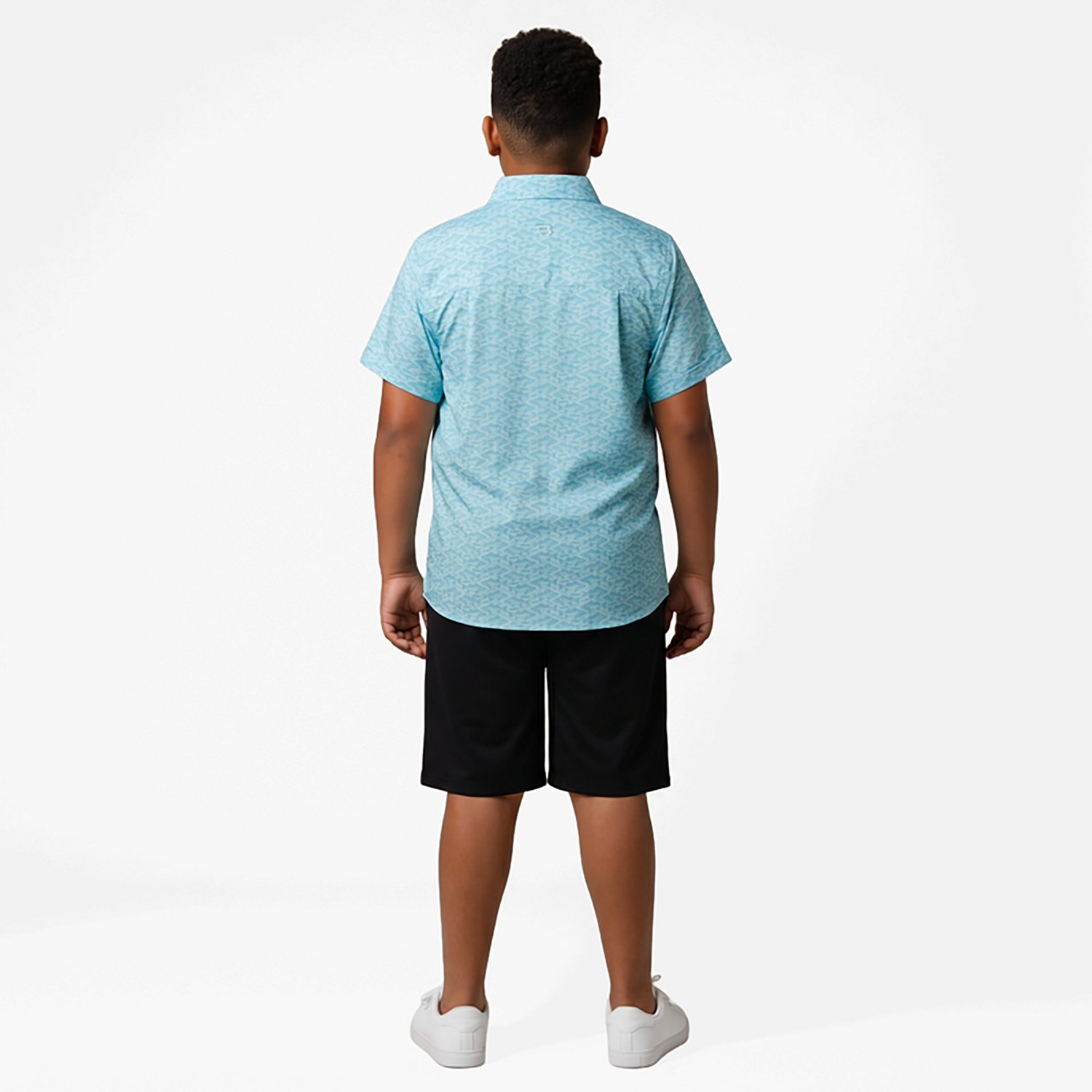 BURLEBO Boys' Performance Button Up Shirt - view number 4