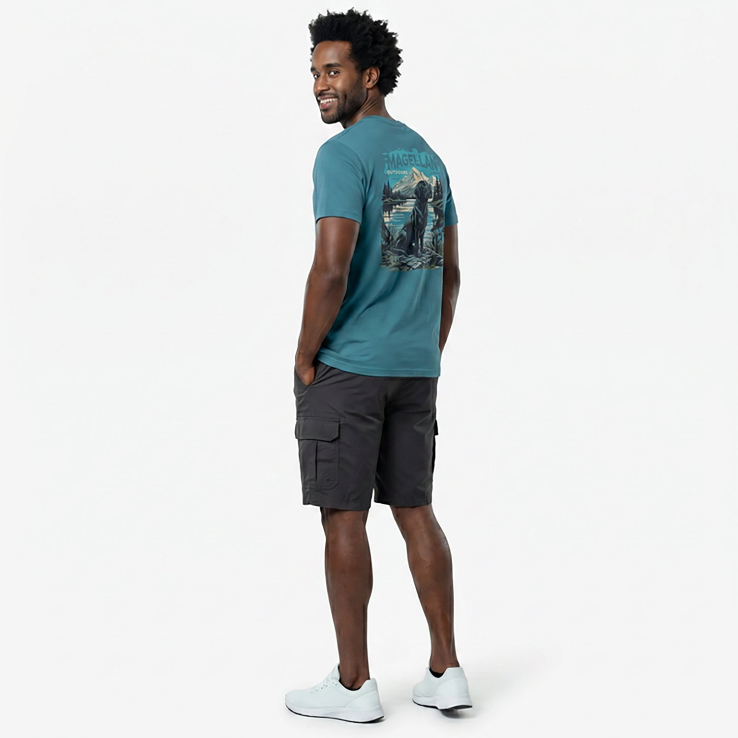 Magellan Outdoors Men's Black Lab Outdoors Graphic T-Shirt