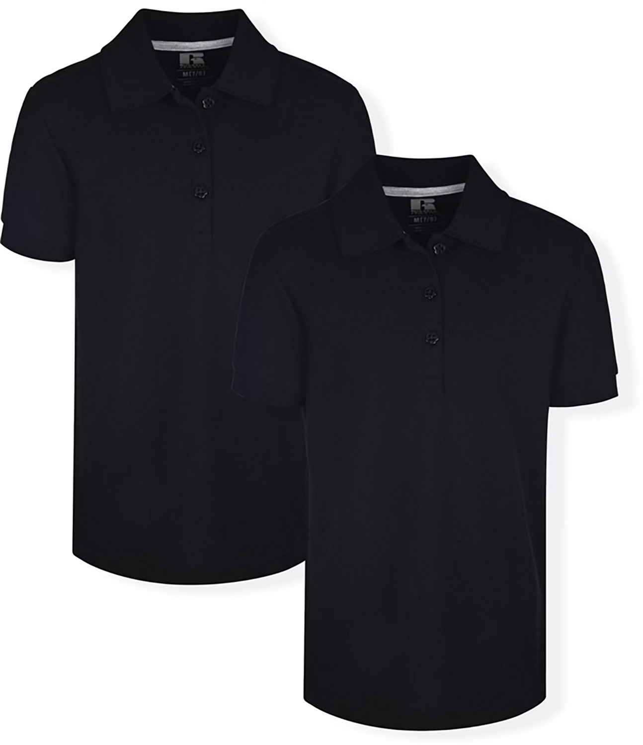Russell Athletic Girls’ Uniform Polo 2-Pack - view number 3