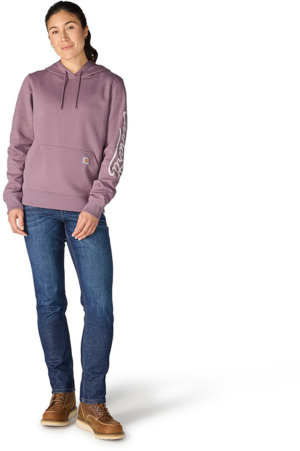 Carhartt Women's Sawyer Script Logo Sweatshirt - view number 4