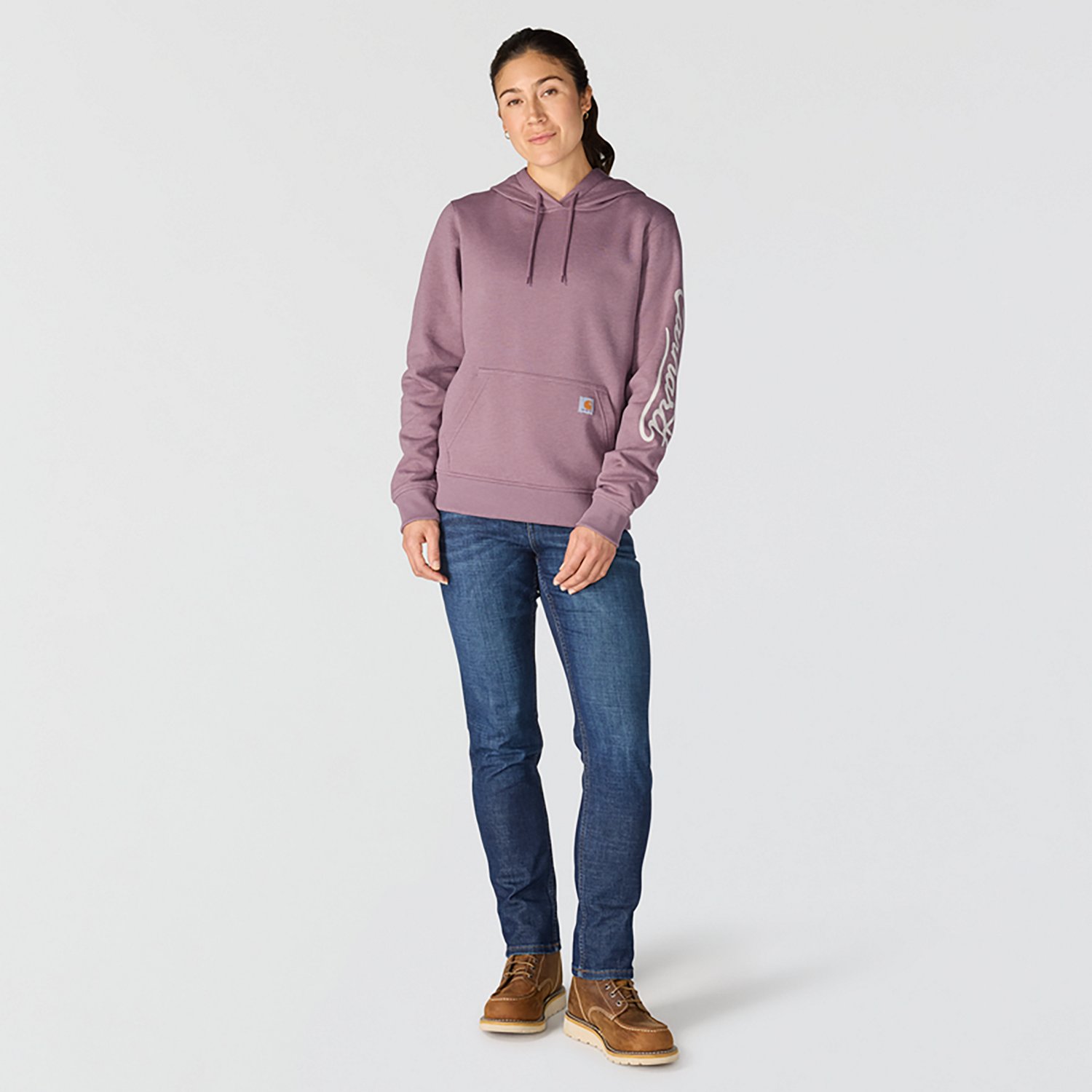 Carhartt Women's Sawyer Script Logo Sweatshirt - view number 7