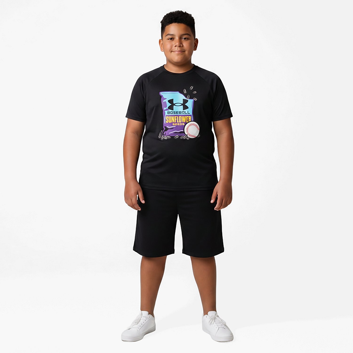Under Armour Boys' Sunflower Baseball Graphic T-shirt