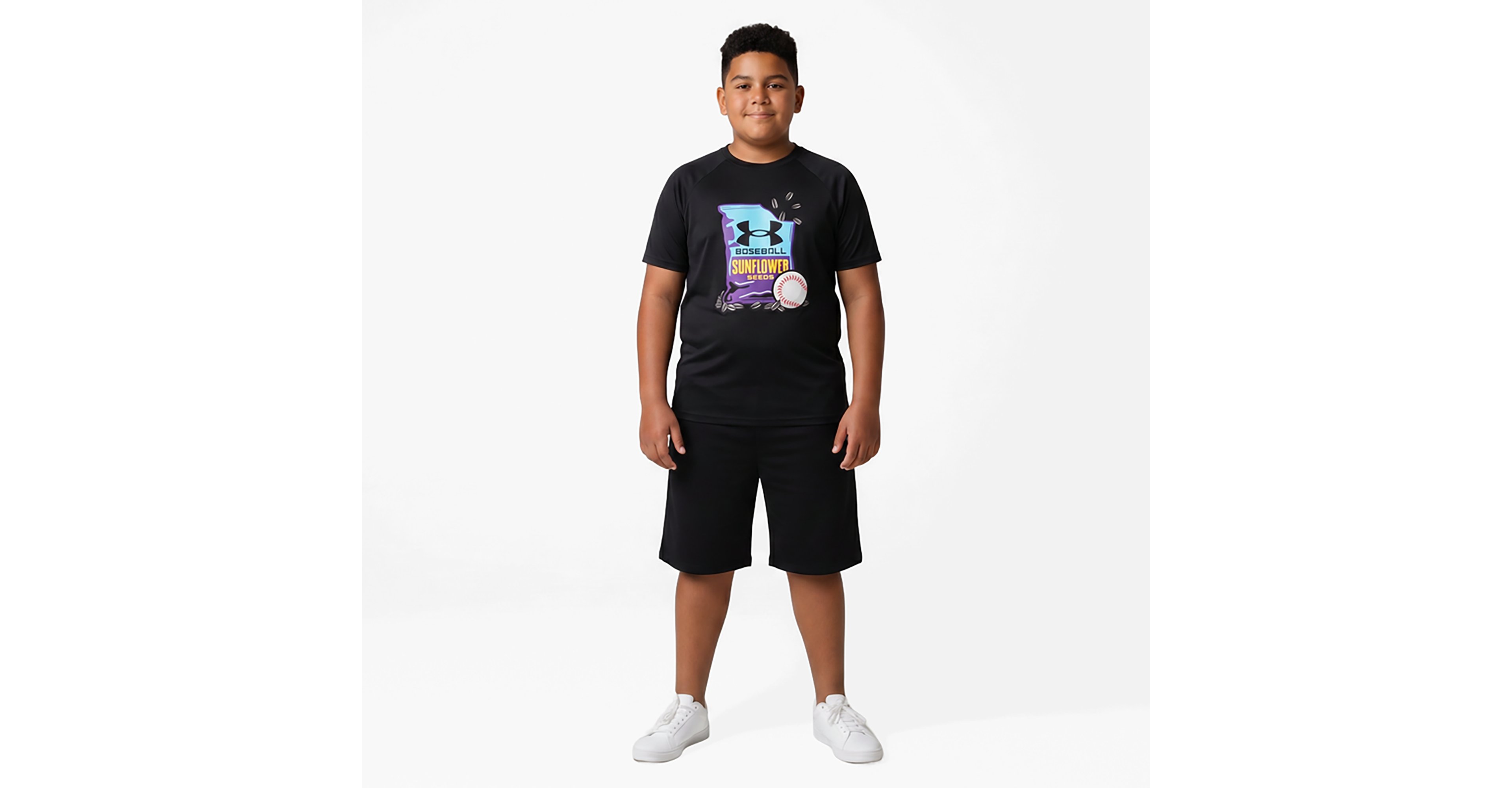 Under Armour Boys' Sunflower Baseball Graphic T-shirt