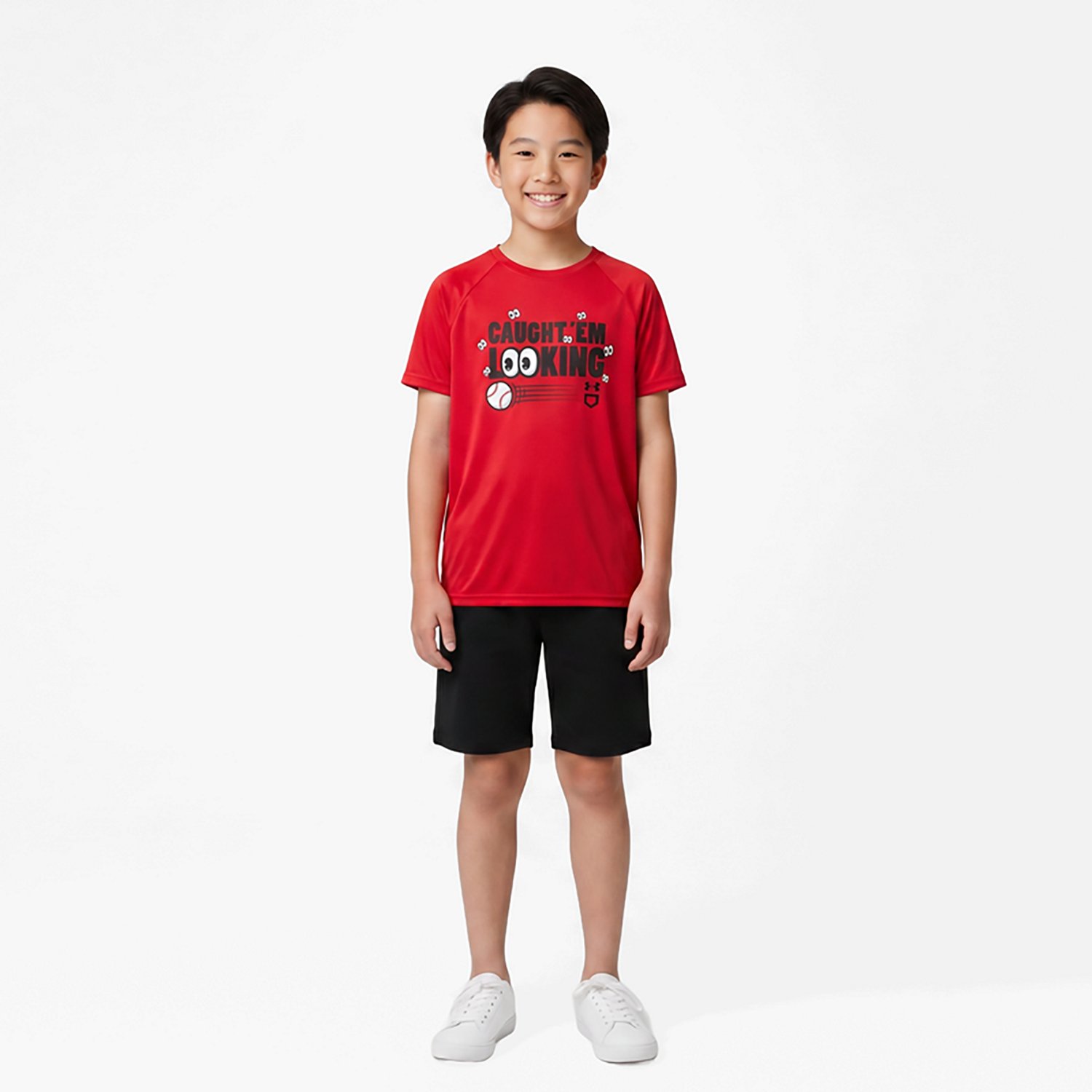 Under Armour Boys' BB Verbiage 2 UA Tech Short Sleeve T-shirt