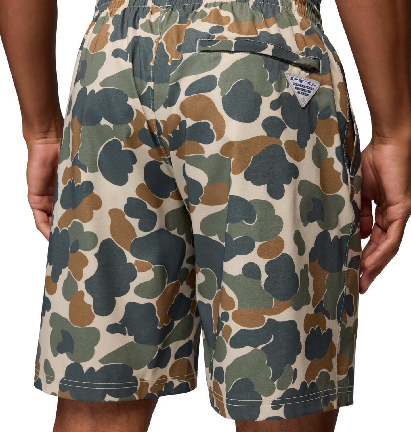 Columbia Sportswear Men's PFG Rambler™ Collegiate Printed Shorts - view number 5