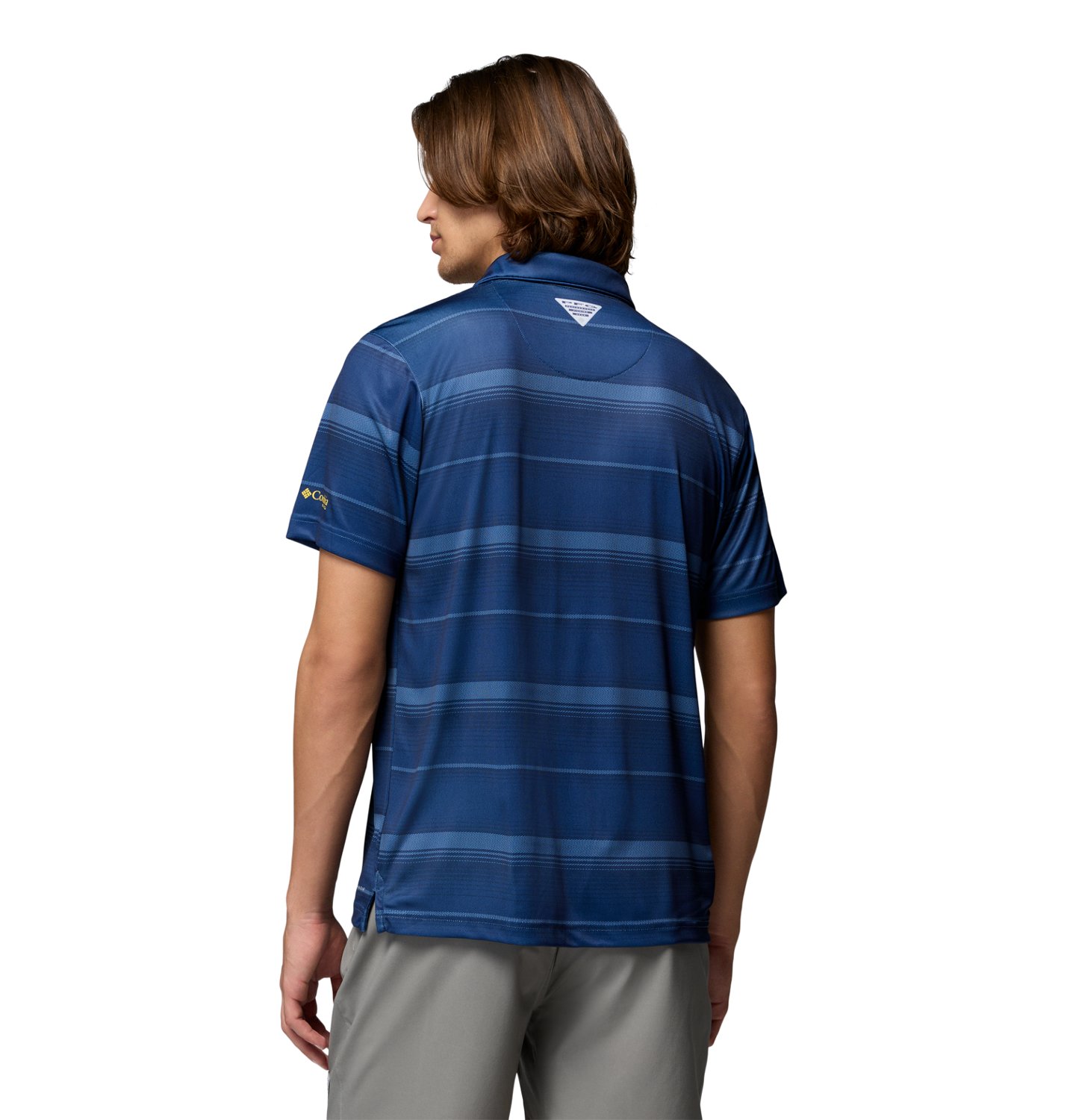 Columbia Sportswear Men’s Louisiana State University Tigers Super Terminal Tackle Polo Shirt