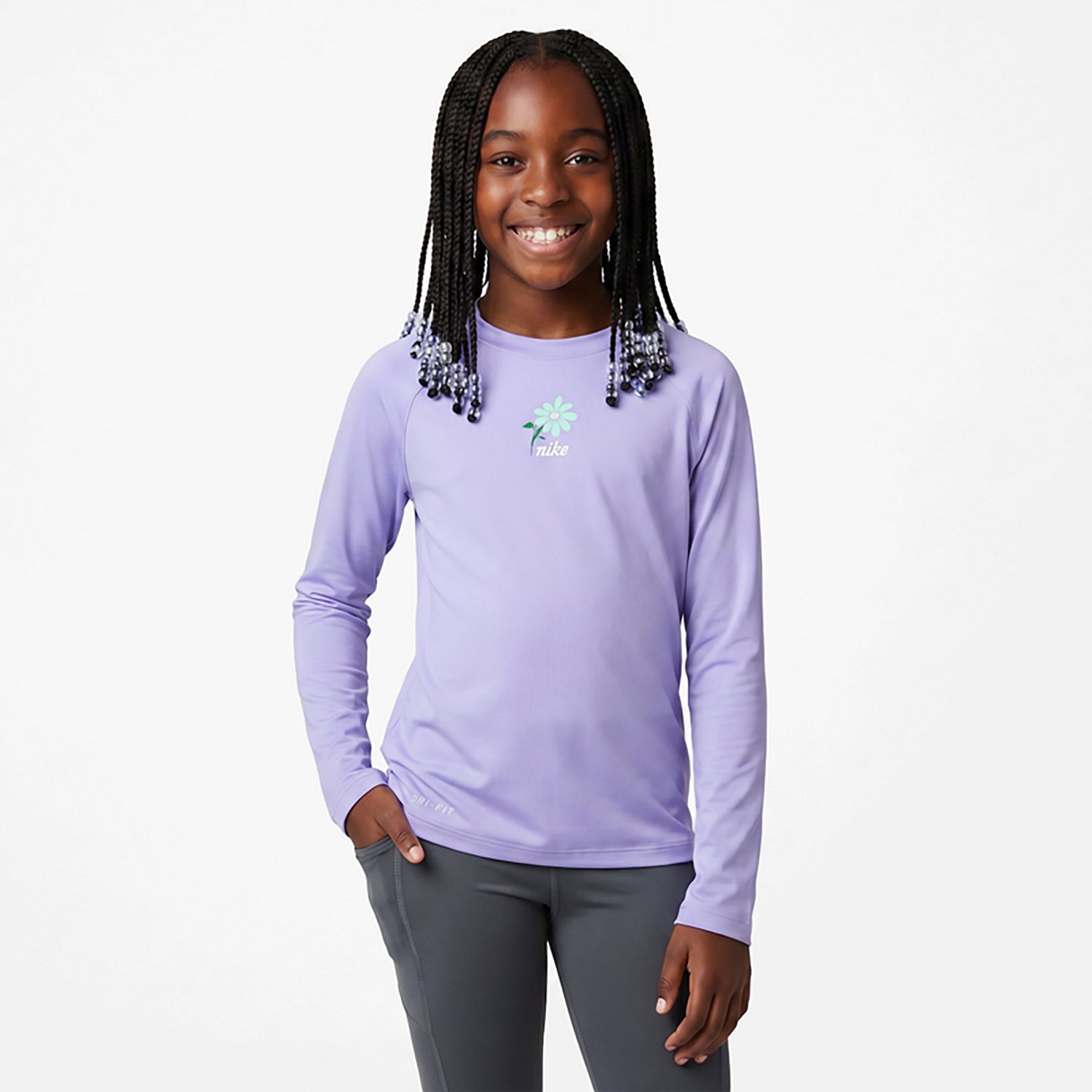 Nike Girls' Long Sleeve Swim Hydroguard