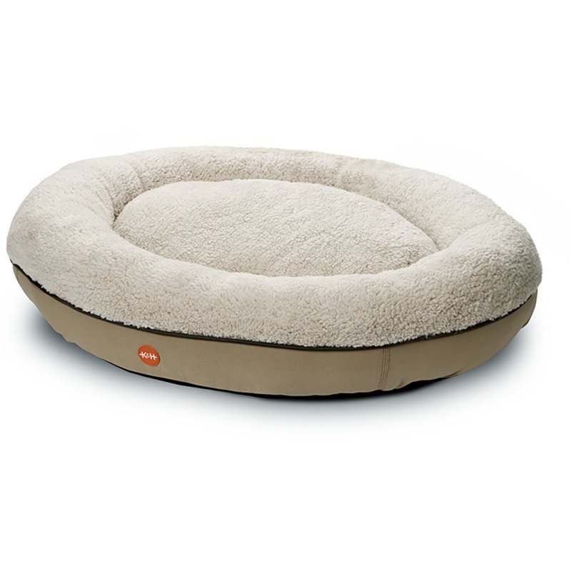 K&H Pet Products Oval Bolster Medium Pet Bed