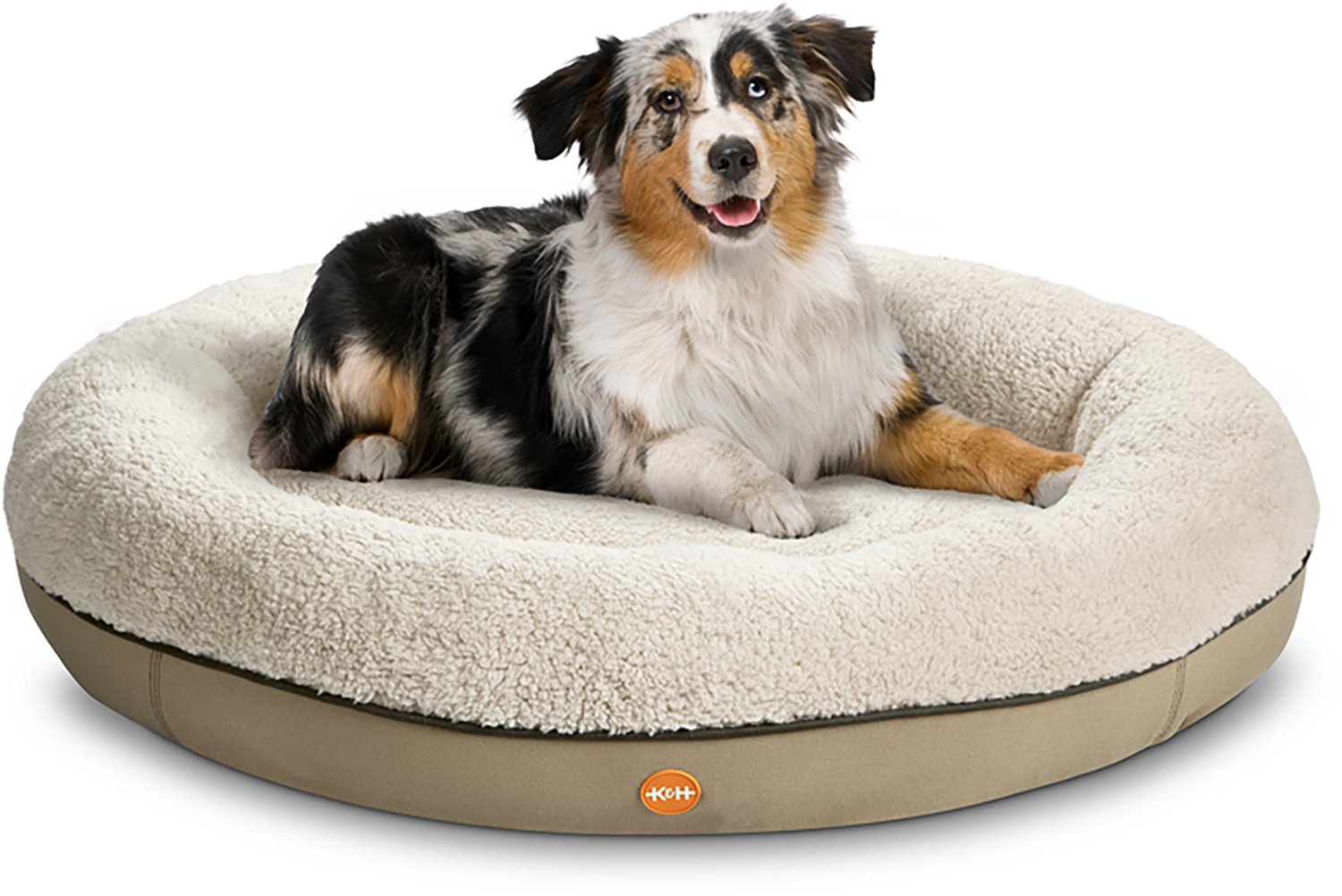 K&H Pet Products Oval Bolster Medium Bed