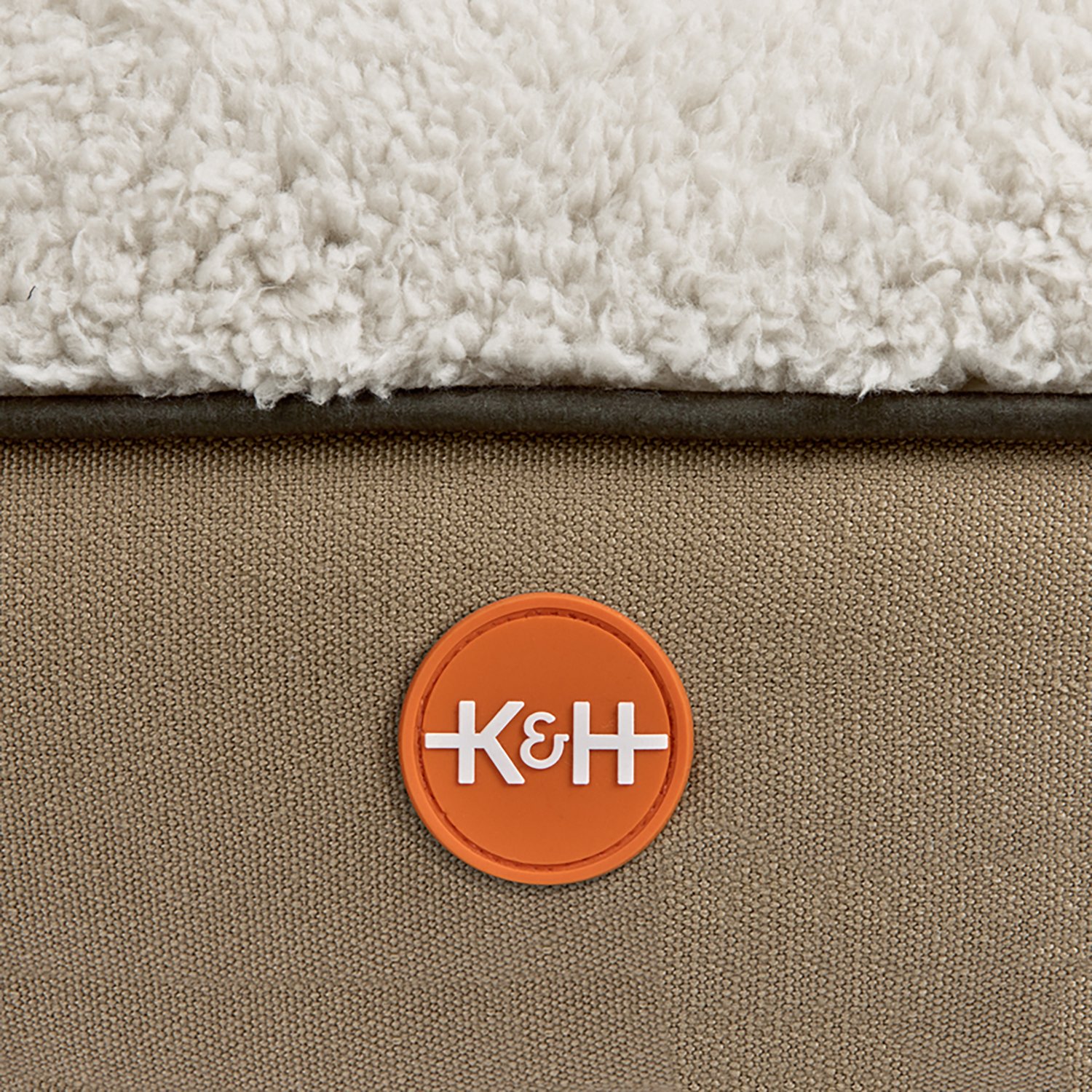 K&H Pet Products Oval Bolster Medium Bed