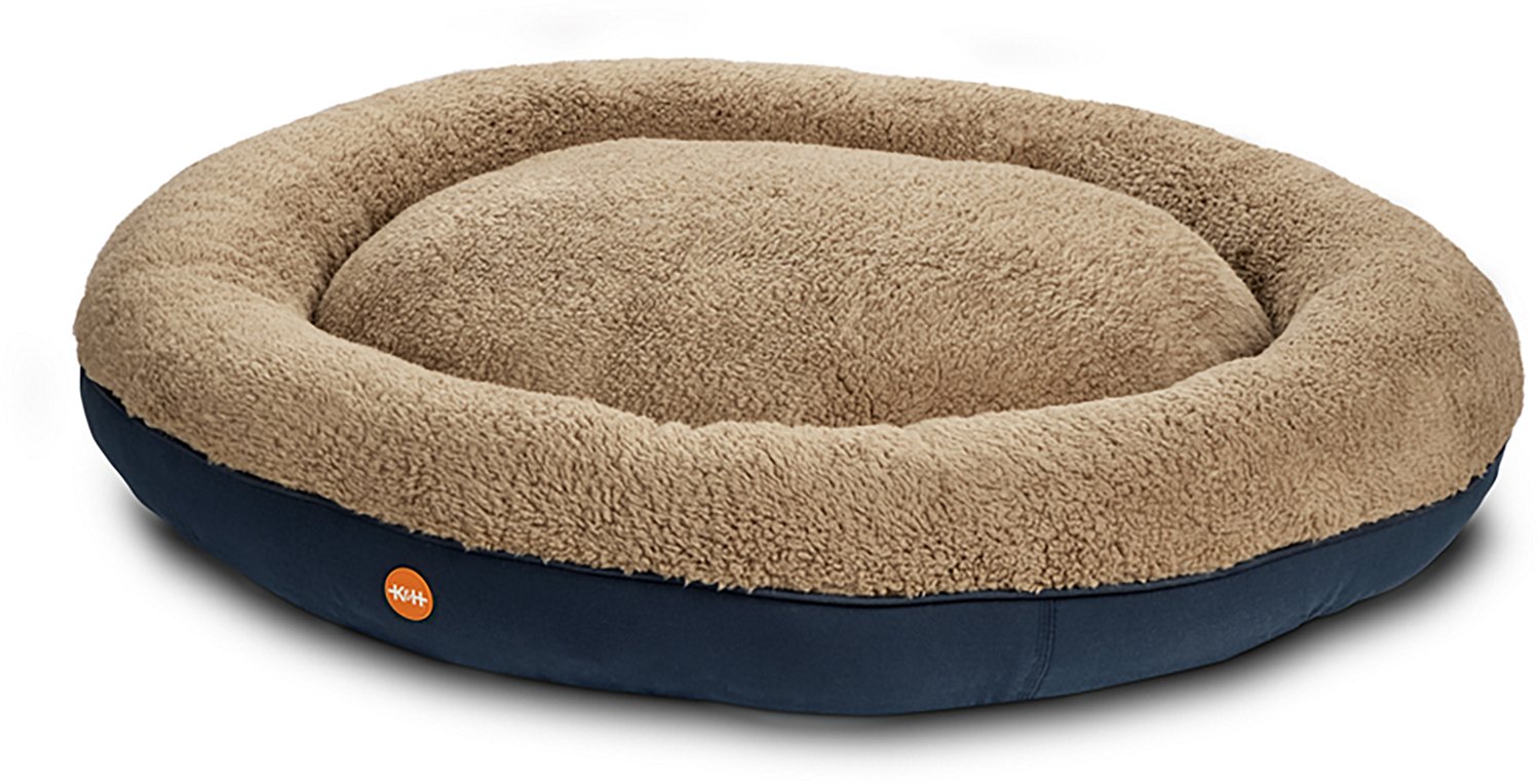 K&H Pet Products Oval Bolster Medium Pet Bed