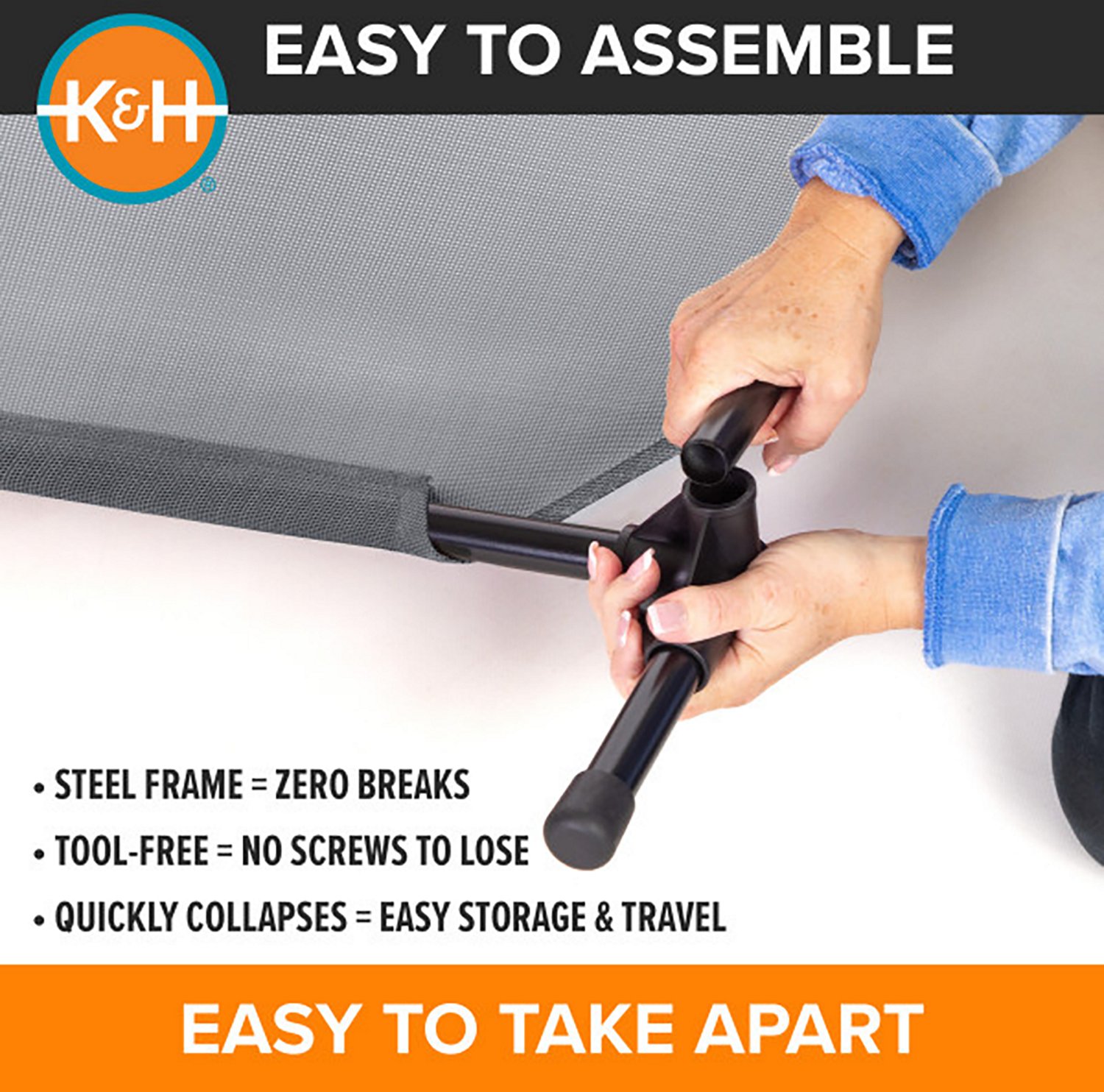 K&H Pet Products All-Weather Large Pet Cot - view number 5