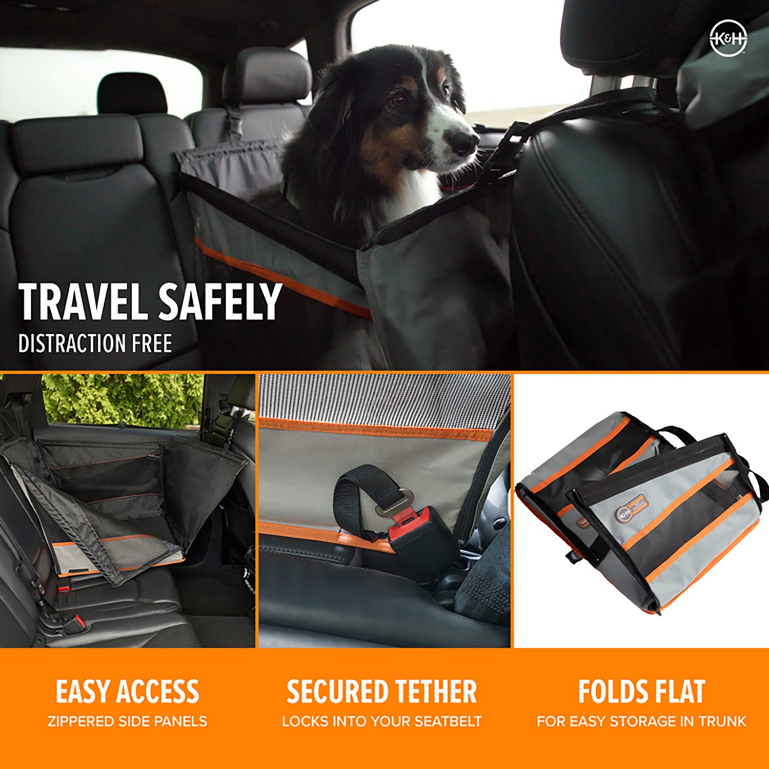 K&H Pet Products Travel Buckle N Go Large Pet Seat