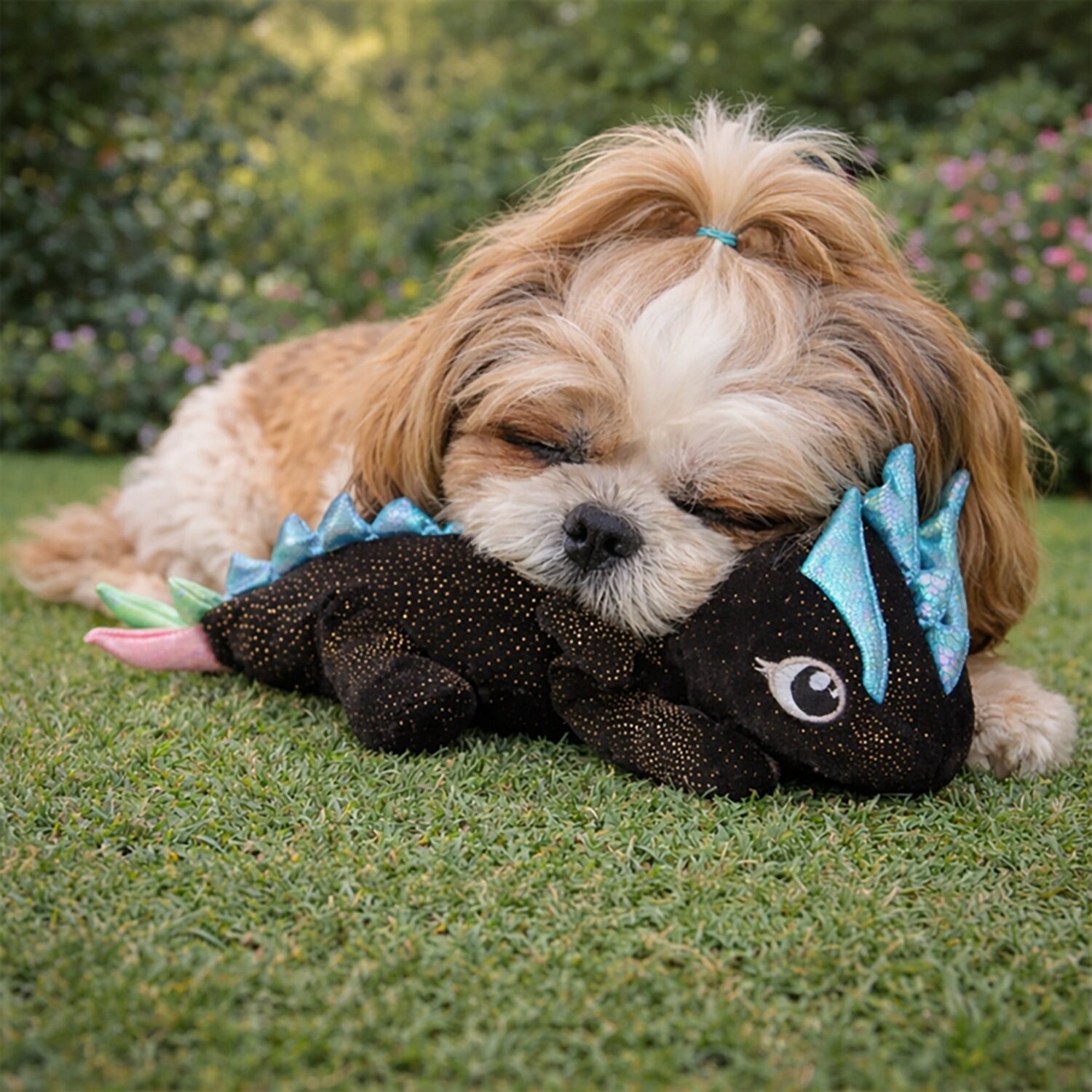 SnugArooz Ice the Dragon Plush Dog Toy