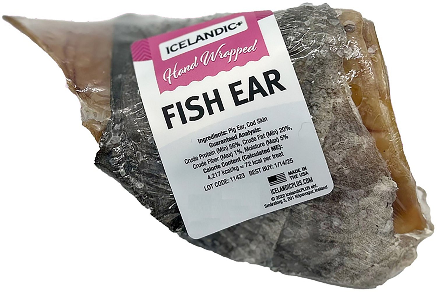 Icelandic+ Fish Ear Pig Ear Hand-Wrapped In Fish Cod Skin 30-Pack - view number 6