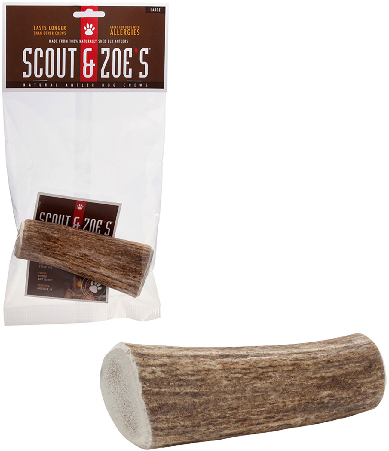 Scout & Zoe's Elk Antler Dog Chew