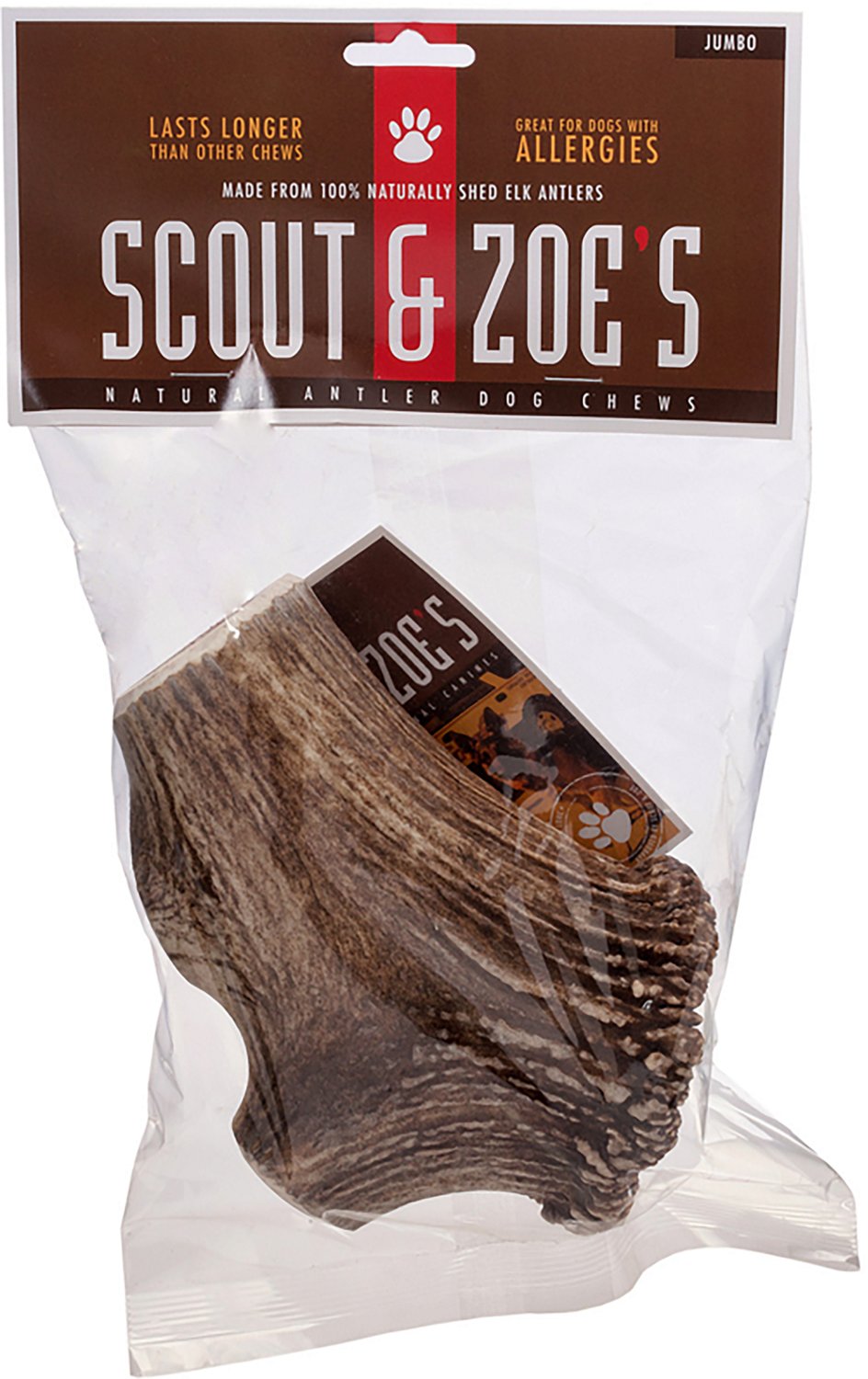 Scout & Zoe's Elk Antler Jumbo Dog Chew