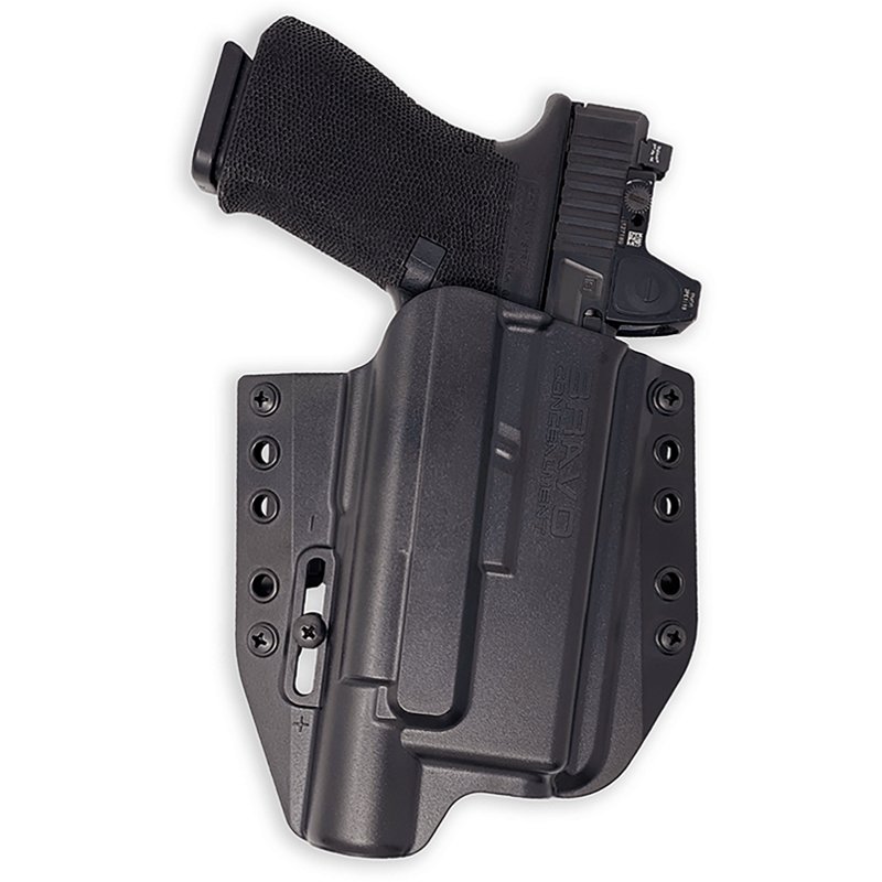 BRAVO CONCEALMENT BCA 3.0 Black Right Hand OWB Holster for Glock 19/17 with Surefire X300 UA-UB (BC30-1005)