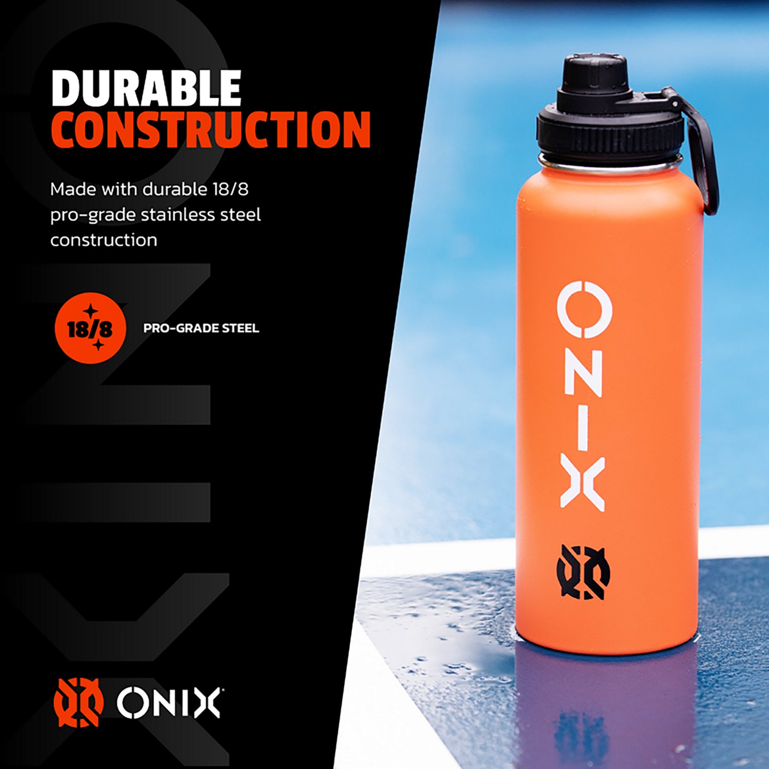 Onix Pickleball Stainless Steel 40 oz Water Bottle - view number 5