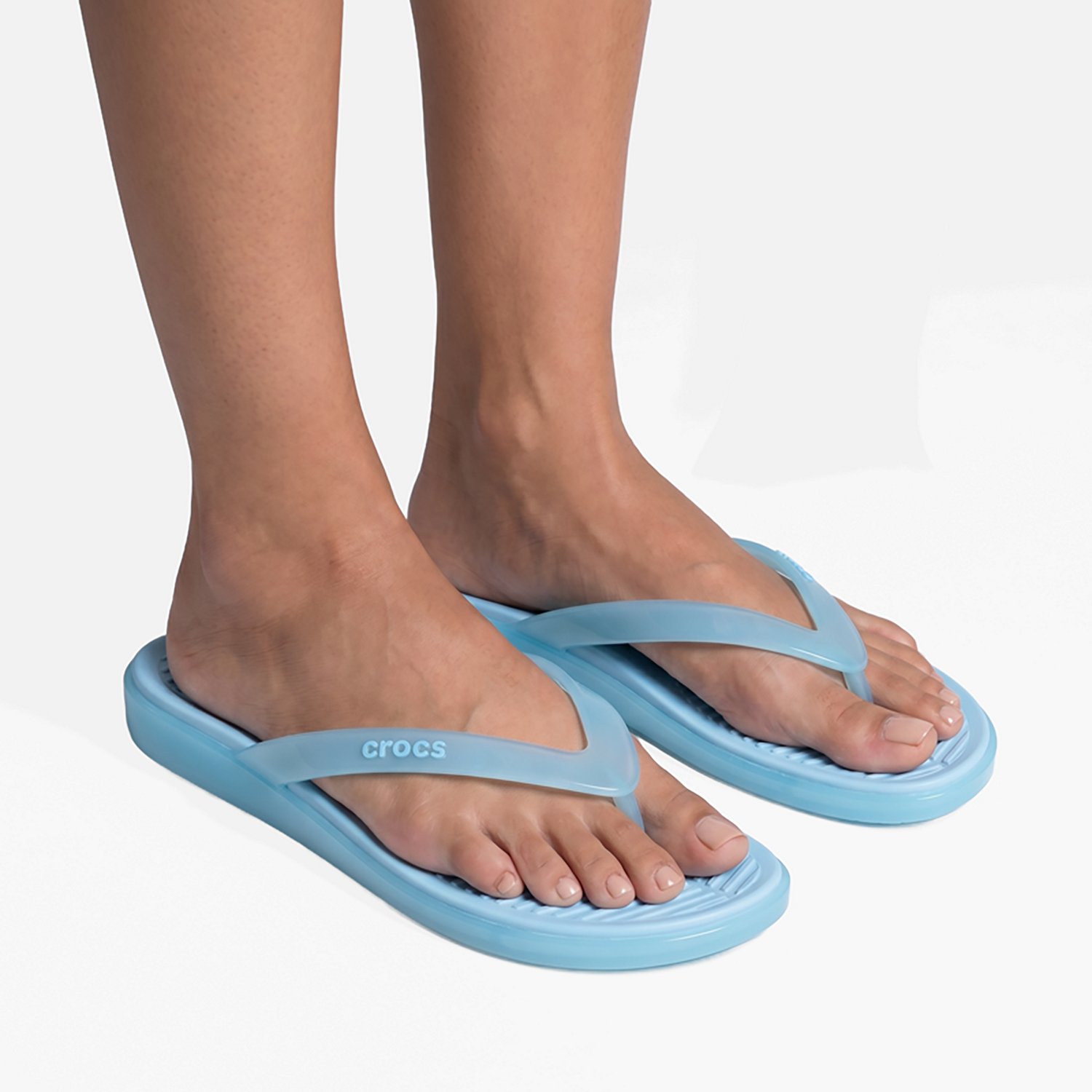 Crocs Women's Miami Round Toe Jelly Flip-Flops - view number 7