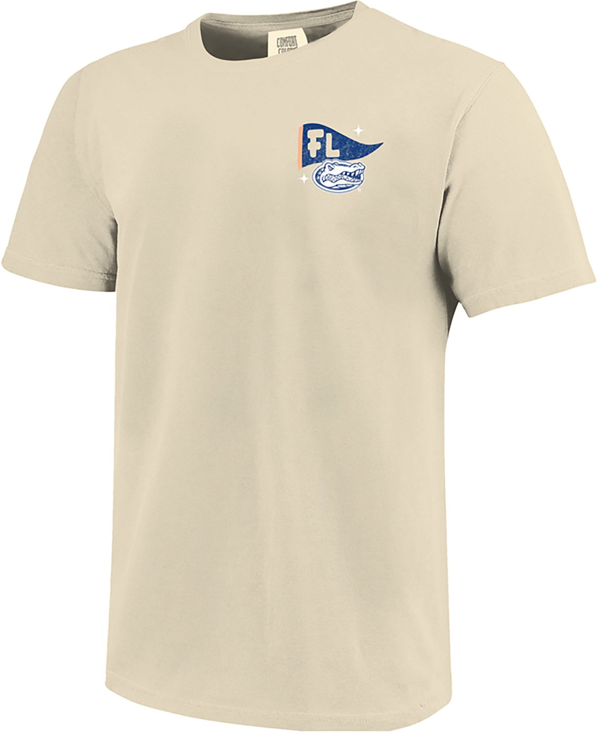 Image One Women's University of Florida Football Sketch Script Comfort Colors Short Sleeve T-shirt - view number 2