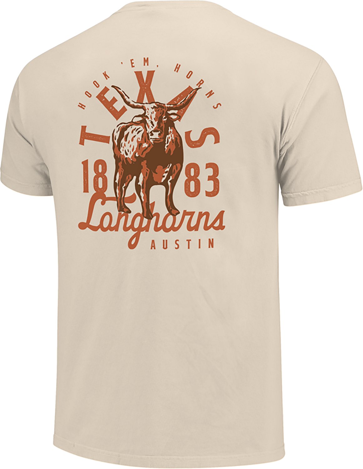 Image One Kids' Texas Longhorns Mascot Overlay CC DS Short Sleeve T-shirt