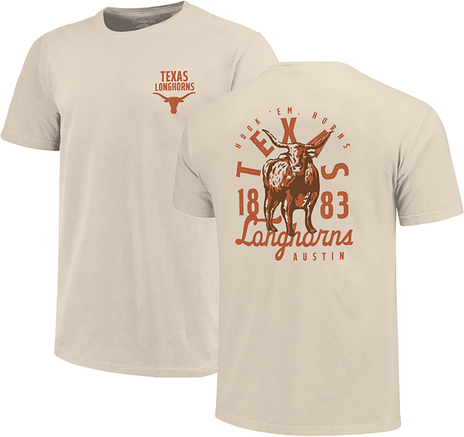 Image One Kids' Texas Longhorns Mascot Overlay CC DS Short Sleeve T-shirt - view number 3