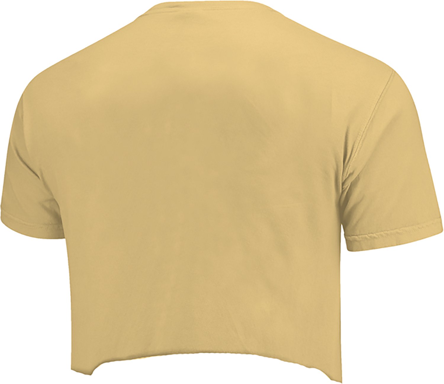 Image One Women's West Virginia University Sketch Football Crop Graphic T-shirt