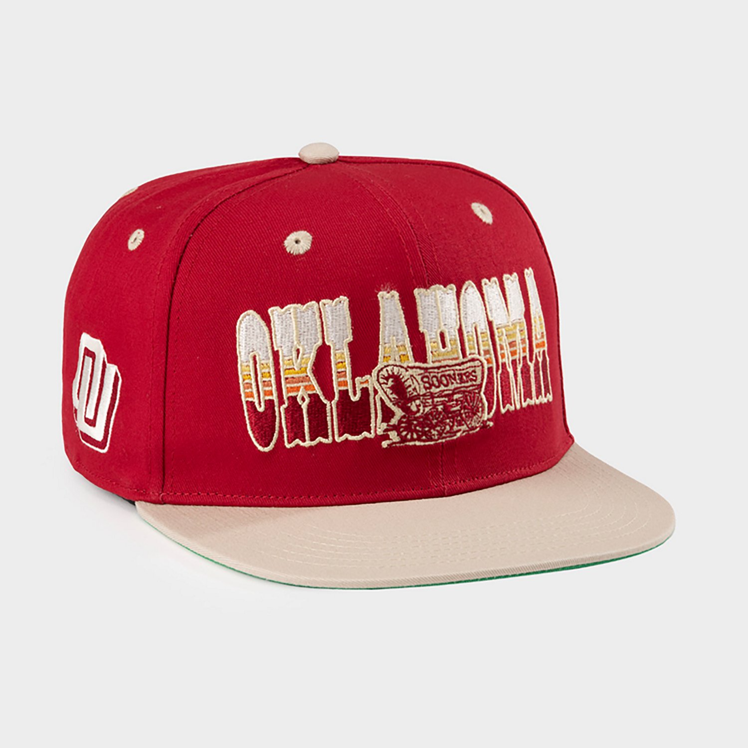 Homefield University of Oklahoma Retro Schooner 1980s Snapback Cap - view number 2