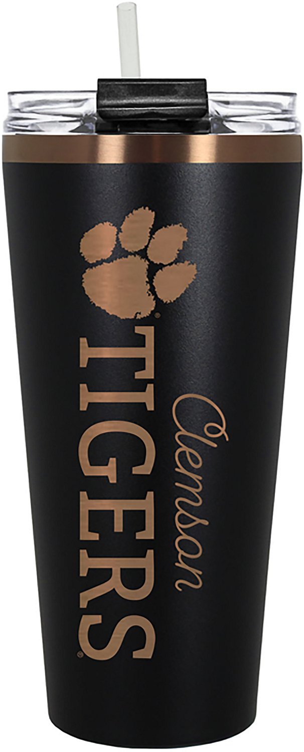 Great American Products Clemson University 32 oz Black & Copper Big Slim Tumbler