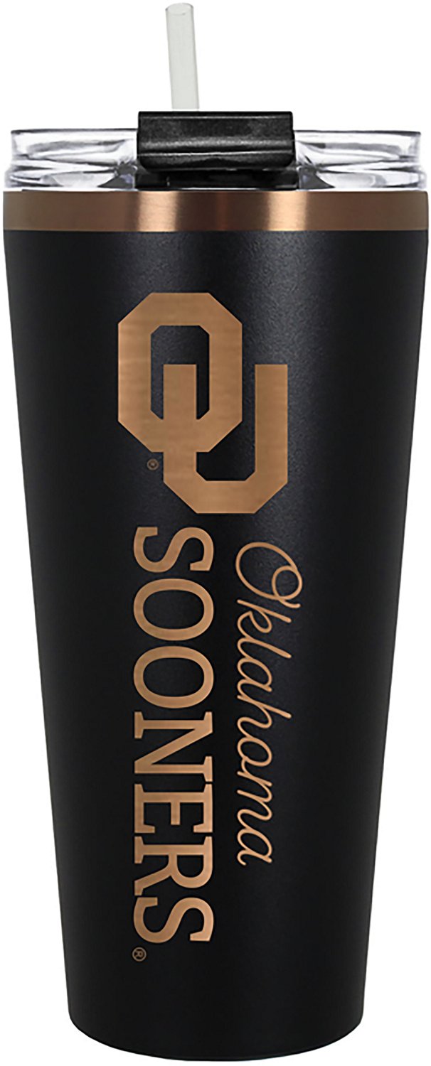 Great American Products University of Oklahoma 32 oz Black & Copper Big Slim Tumbler