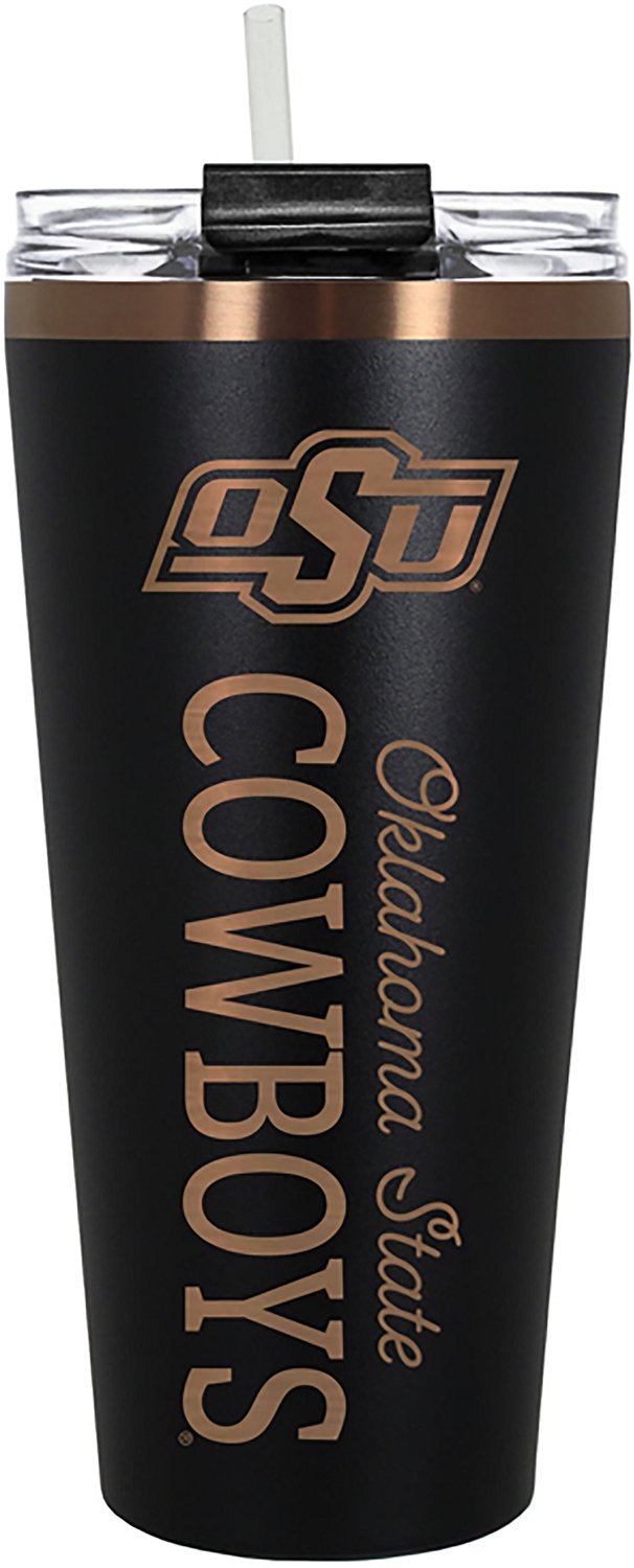 Great American Products Oklahoma State University 32 oz Black & Copper Big Slim Tumbler