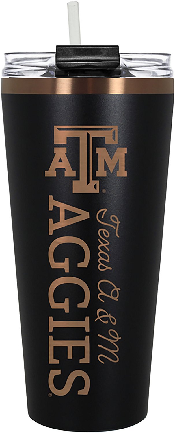Great American Products Texas A&M University 32 oz Black & Copper Big Slim Tumbler