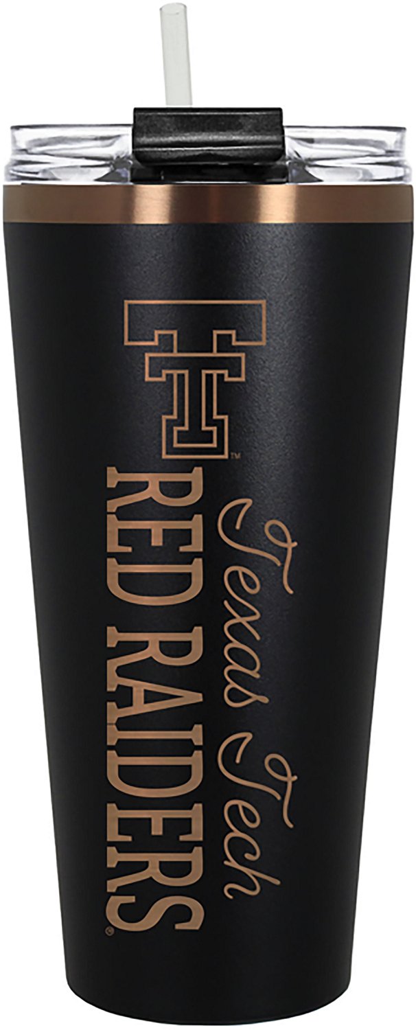 Great American Products Texas Tech University 32 oz Black & Copper Big Slim Tumbler