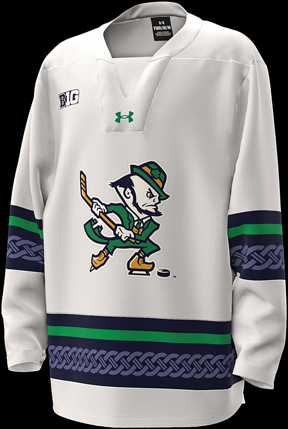 Under Armour Kids' Notre Dame Fighting Irish Replica Hockey Jersey