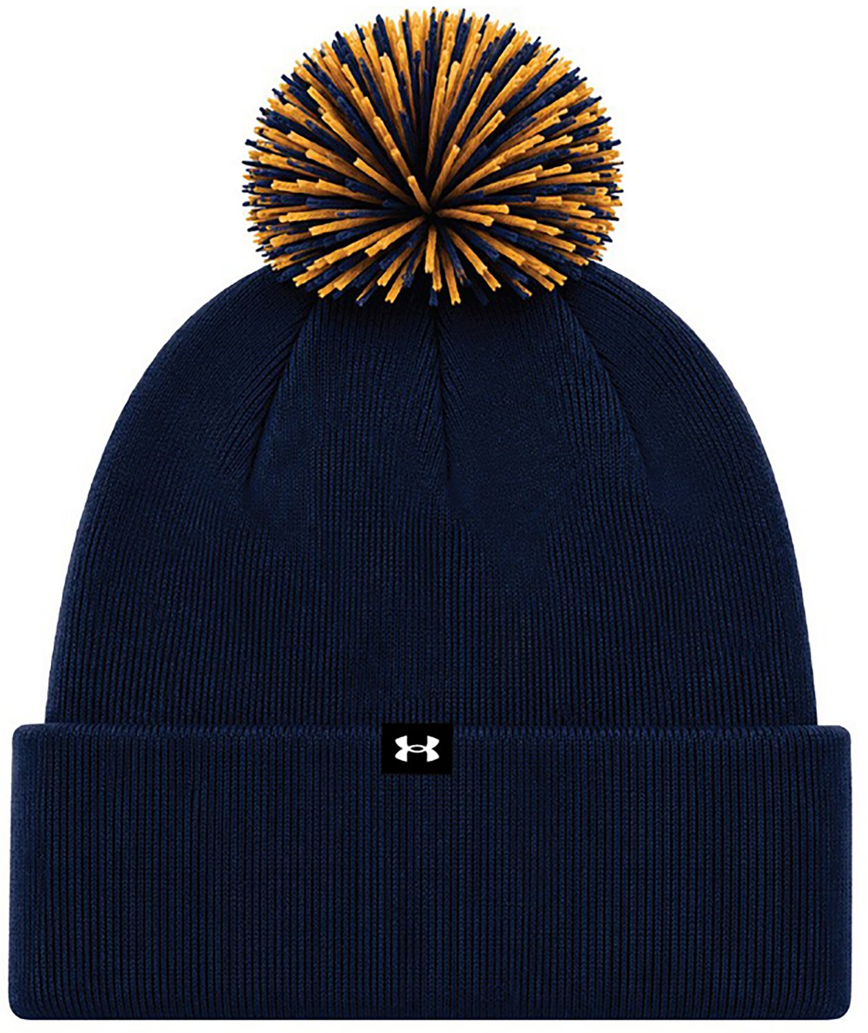 Under Armour Adults' Notre Dame Fighting Irish School Name Sideline Halftime Pom Beanie - view number 2