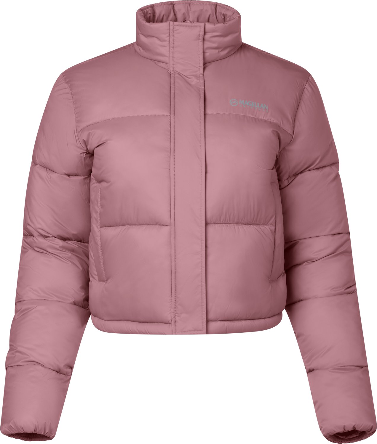 Magellan Outdoors Women's Lost Pines Non-Shiny Crop Puffer Jacket