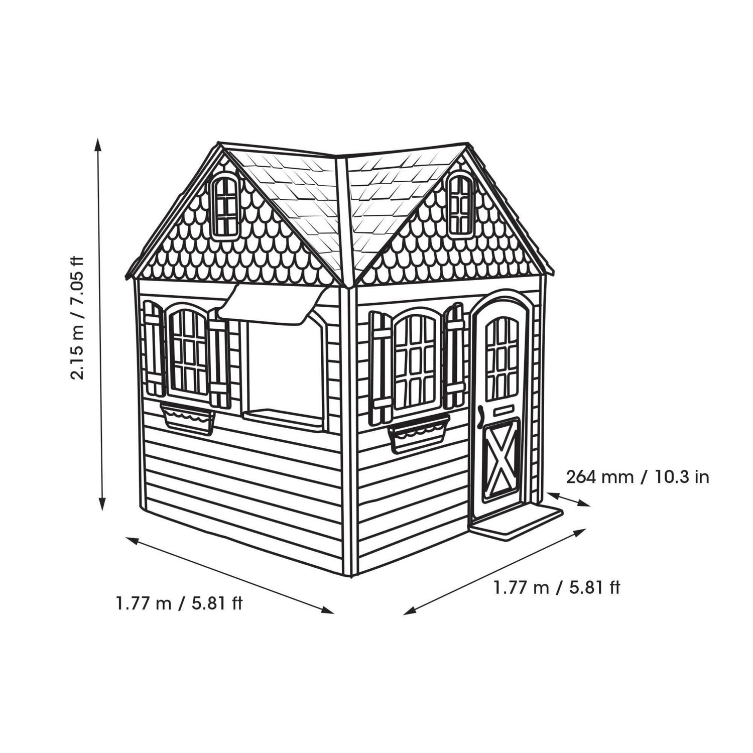 Lifetime Imagination Playhouse - view number 8