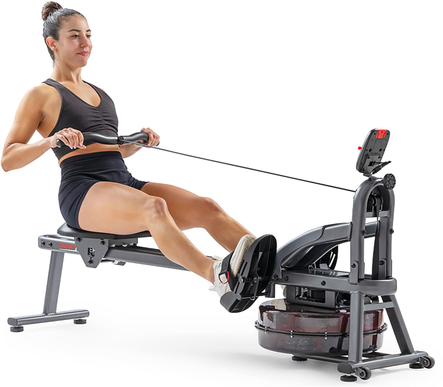 Sunny Health & Fitness Smart & Flippable Water Rower