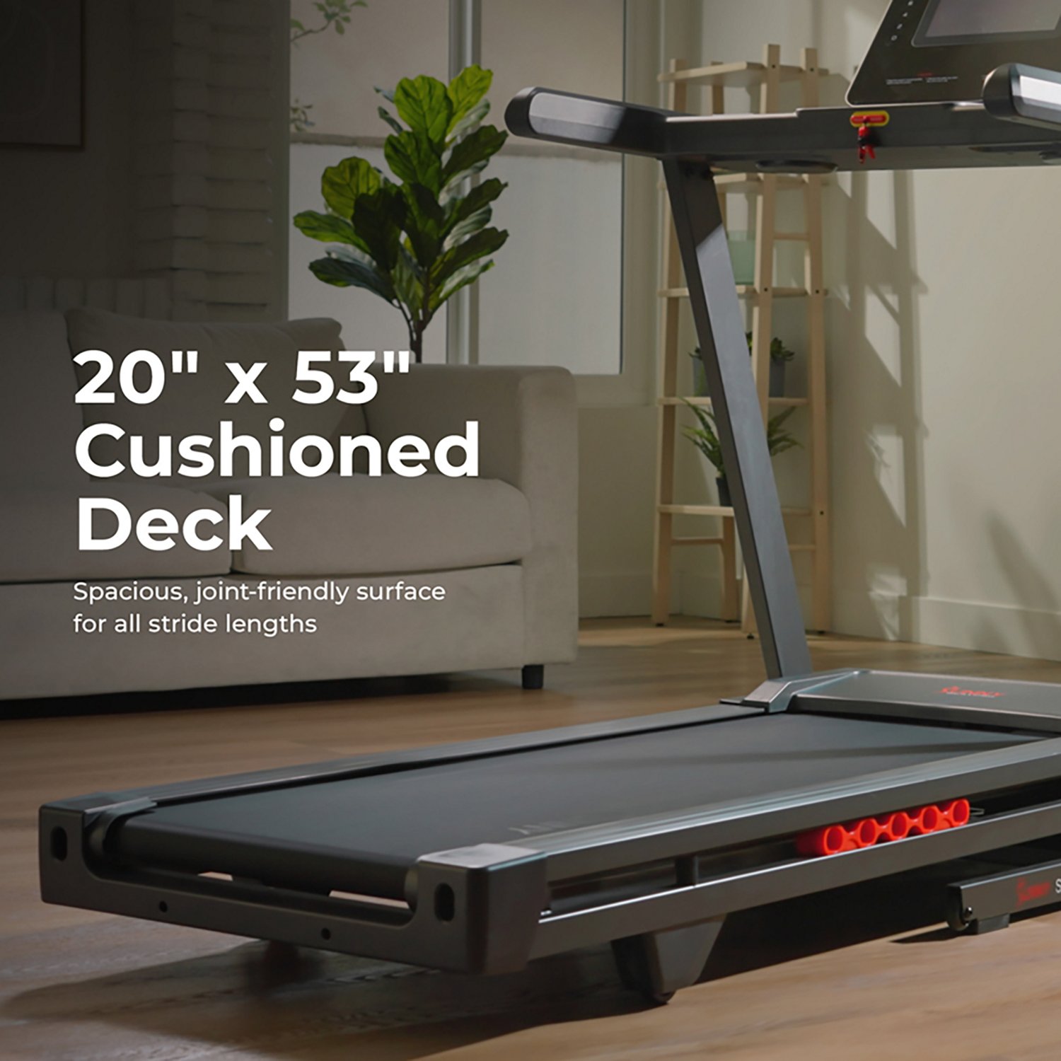 Sunny Health & Fitness T10 Smart Treadmill - view number 3