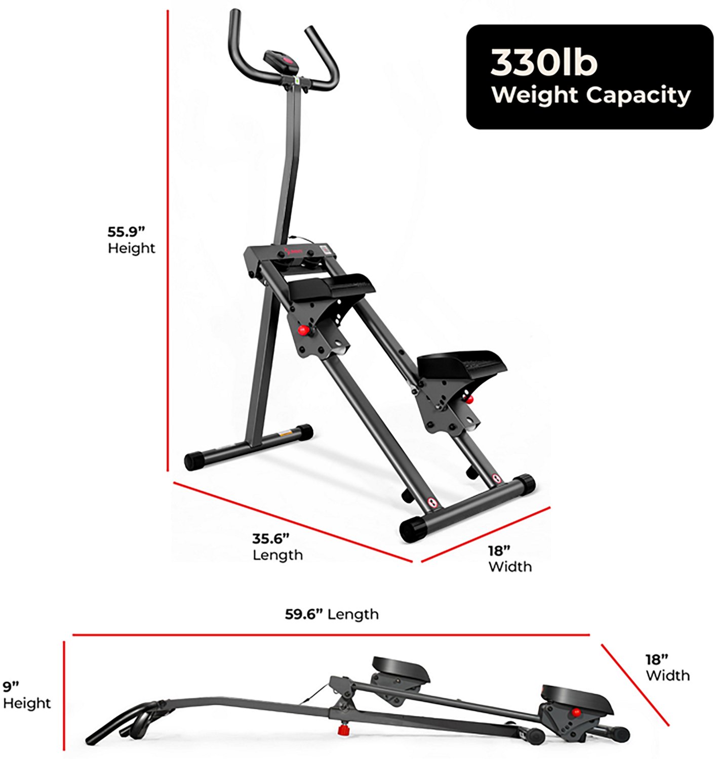 Sunny Health & Fitness Foldable Smart Cardio Step Climber - view number 6