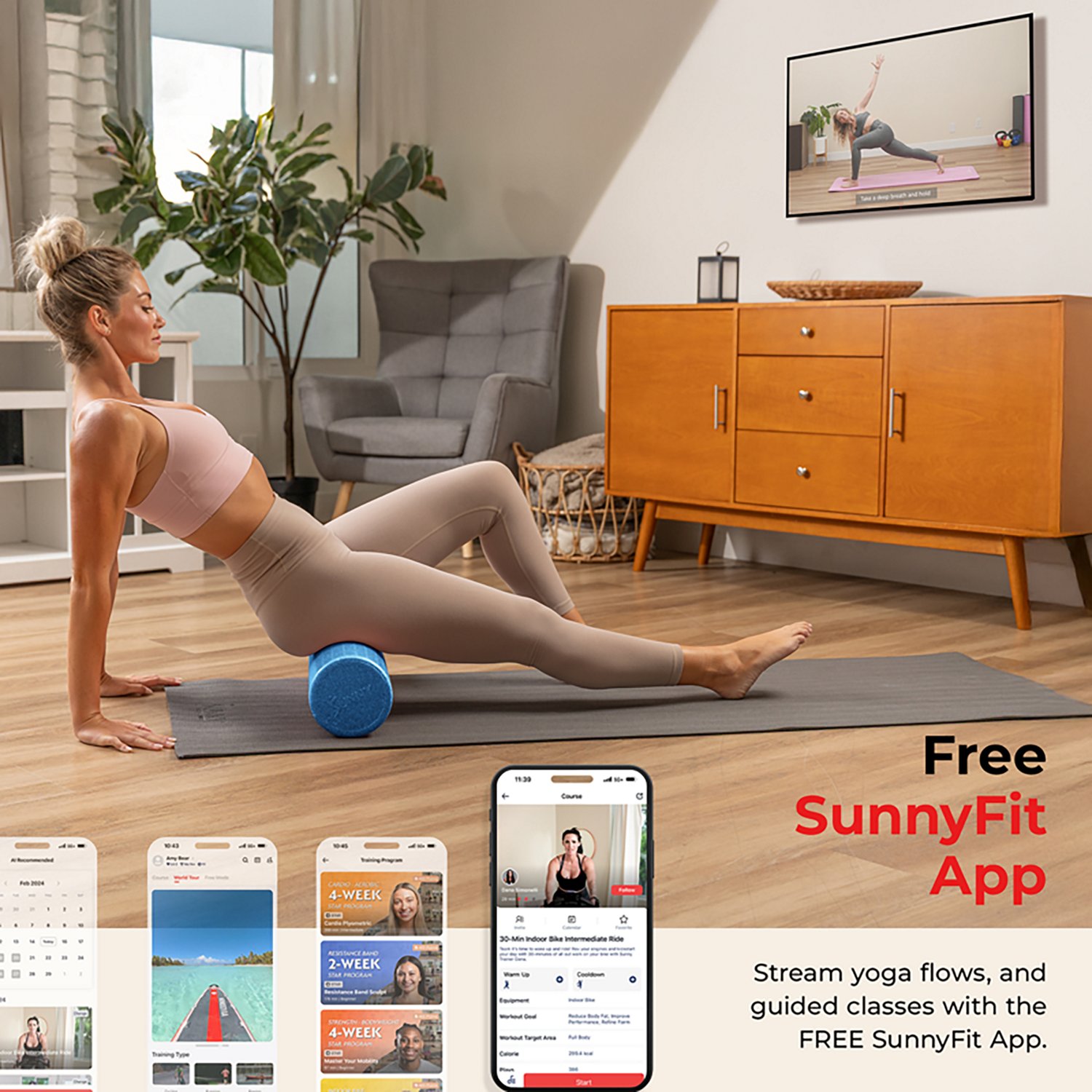 Sunny Health & Fitness Yoga Foam Roller 18 in. - view number 3