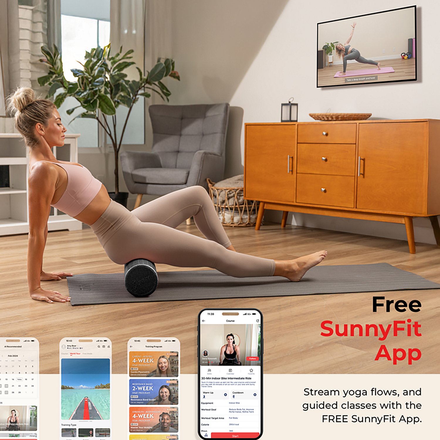 Sunny Health & Fitness High-Density EPP Foam Roller - view number 3