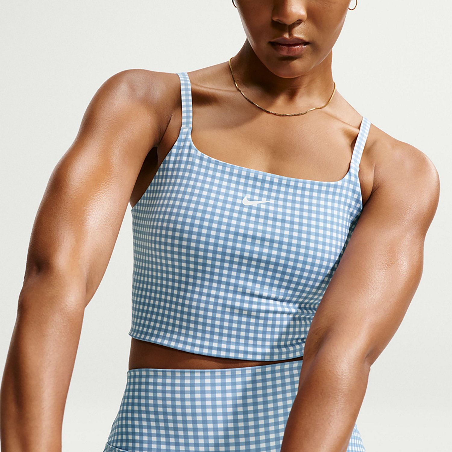 Nike Women's Dri-FIT Gingham Sports Bra - view number 5
