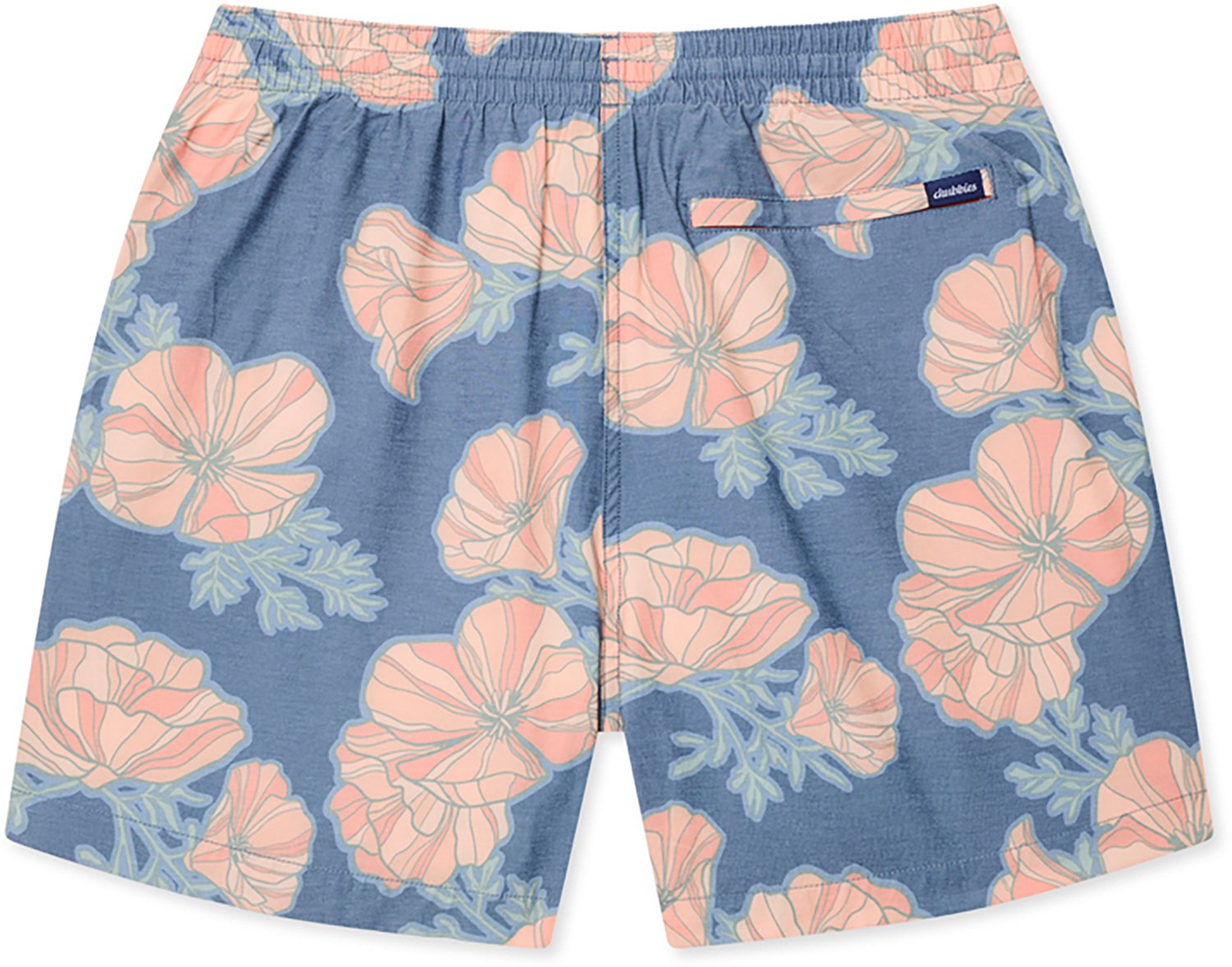 Chubbies Men's The Great Grand Poppy Classic Lined Swim Trunks 5.5