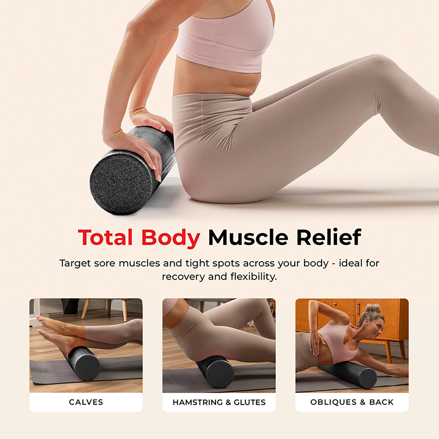 Sunny Health & Fitness High-Density EPP Foam Roller - view number 2