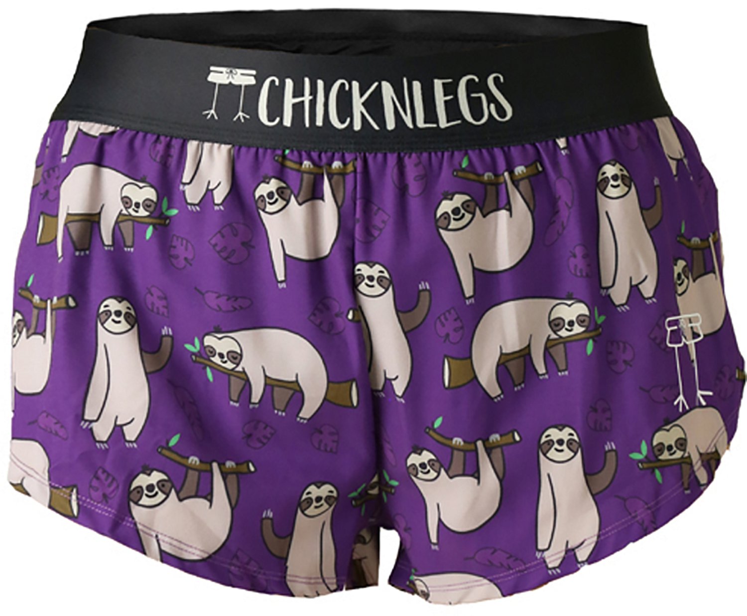 Chicknlegs Women's Sloths Running Shorts 1.5 in - view number 3