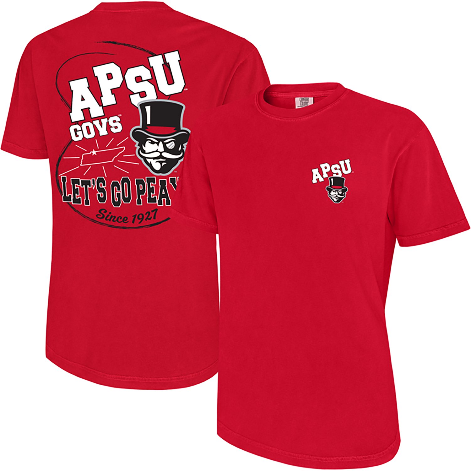 WILDCAT RETRO Men's Austin Peay State University Mascot Loop Graphic T-shirt