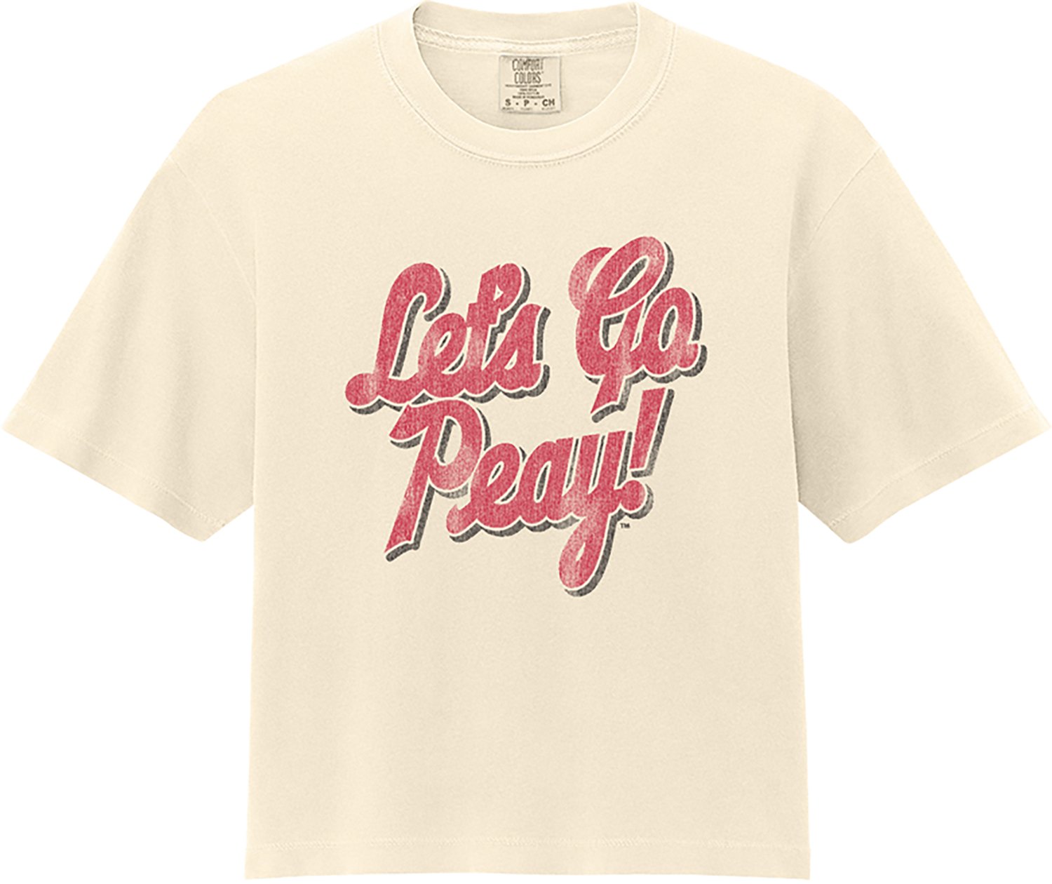 WILDCAT RETRO Women's Austin Peay State University Let's Go Script Graphic T-shirt
